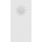Ekena Millwork Standard Foster Spiral Plinth Block With Square Edge, 5"W x 10"H x 1"P PBP050X100X100FOS12 - alternate 2